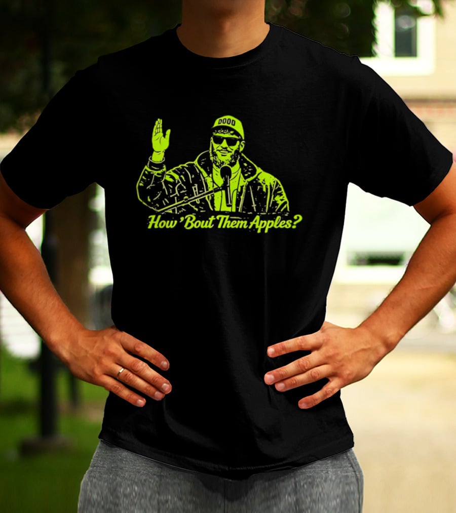 How 'Bout Them Apples Iconic Sunglasses And Microphone T-Shirt
