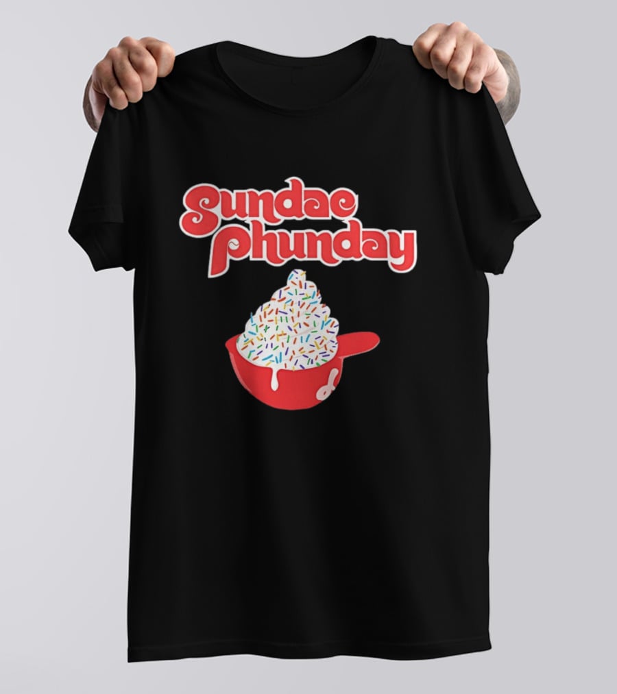 Philadelphia Phillies Sundae Phunday Ice Cream Helmet Sprinkle Delight T-Shirt