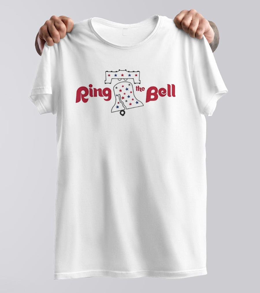 Philadelphia Phillies Ring The Bell Stars Liberty Bell T-Shirt