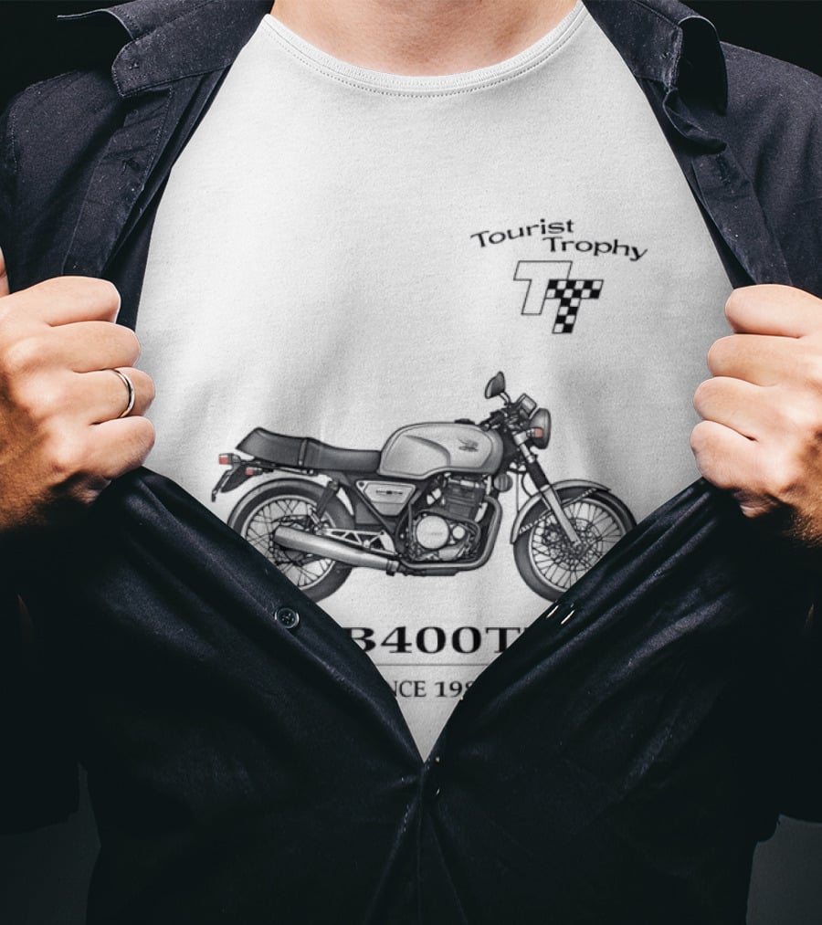 Honda GB400TT Tourist Trophy Since 1985 Vintage Motorcycle T-Shirt