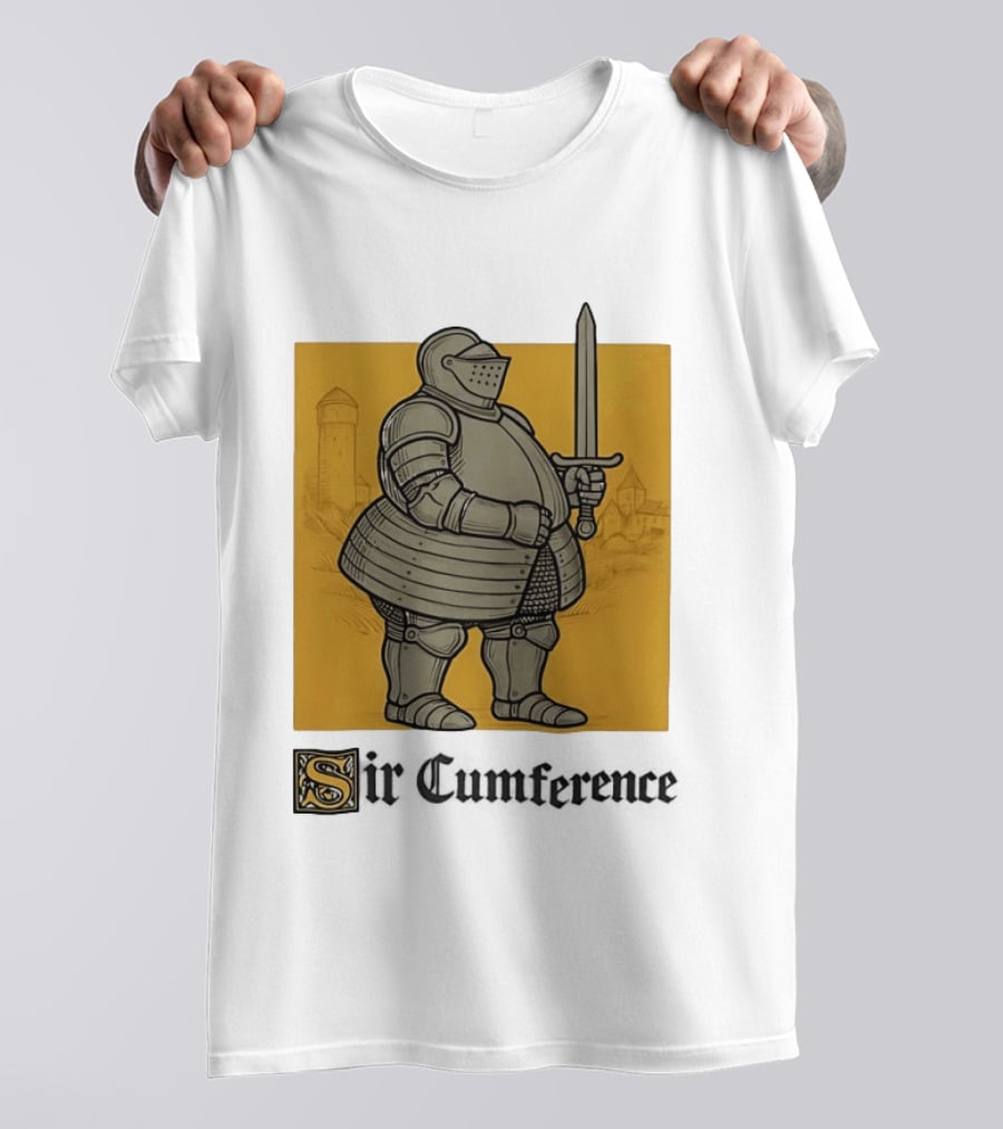 Sir Cumference Chubby Medieval Soldier Holding Sword T-Shirt