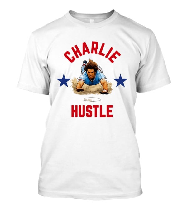 Charlie Hustle Flying Pete Rose Cincinnati Reds Iconic Dive T-Shirt