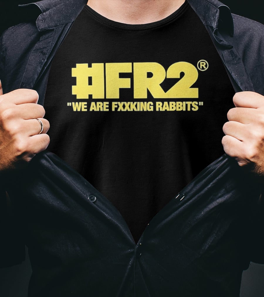 FR2 We Are Fxxking Rabbits Yellow T-Shirt