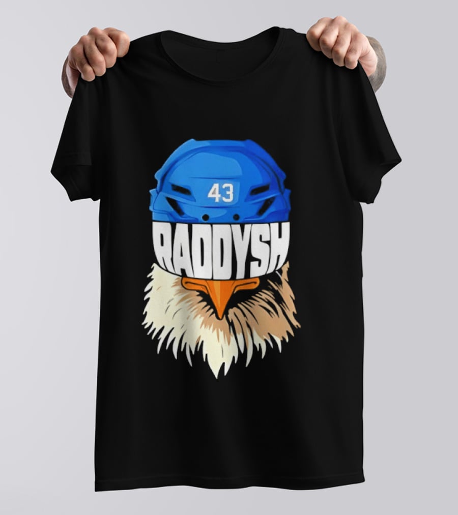 Tampa Bay Lightning Raddysh Bald Eagle 43 Helmet T-Shirt