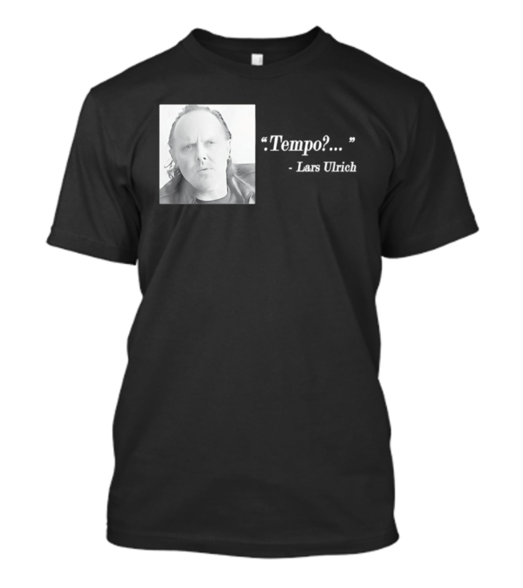 Lars Ulrich Tempo Vintage Style Photo T-Shirt