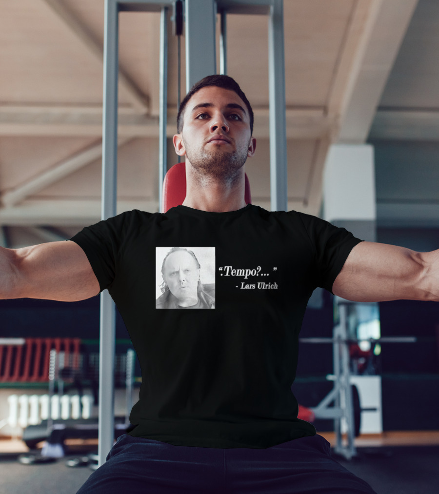 Lars Ulrich Tempo Vintage Style Photo T-Shirt