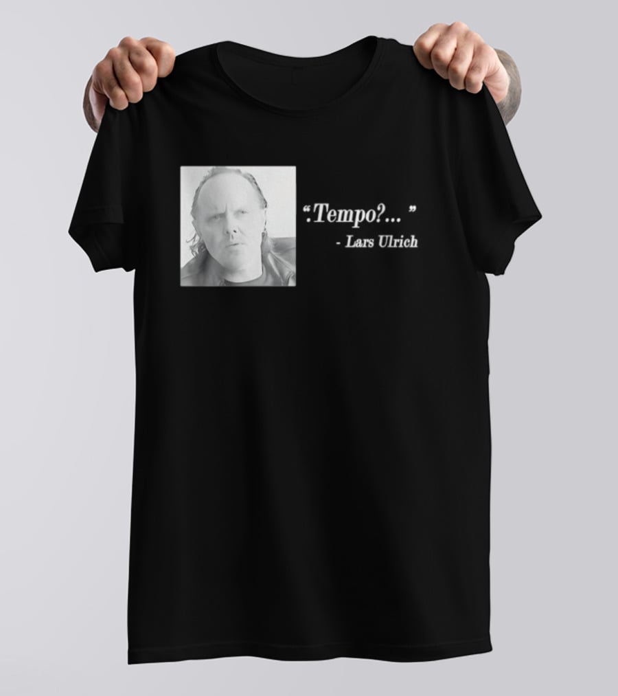 Lars Ulrich Tempo Vintage Style Photo T-Shirt
