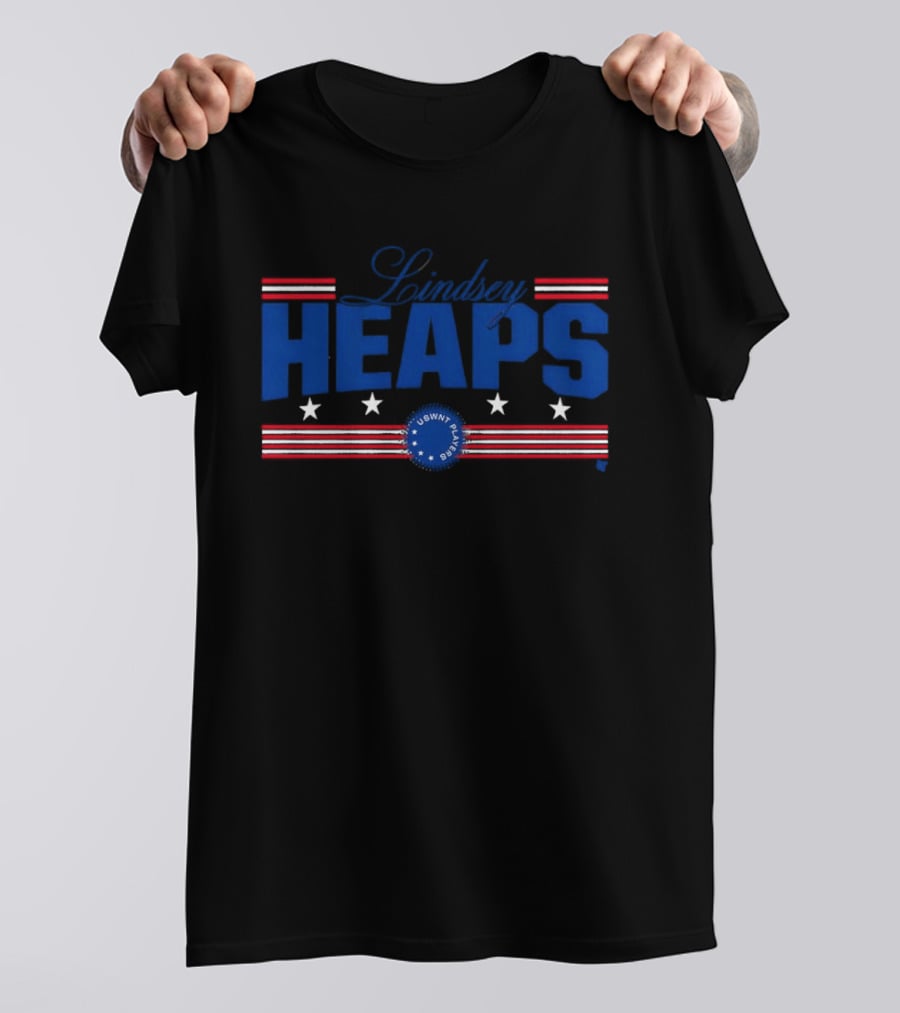 Lindsey Heaps USWNT Players Stars And Stripes T-Shirt