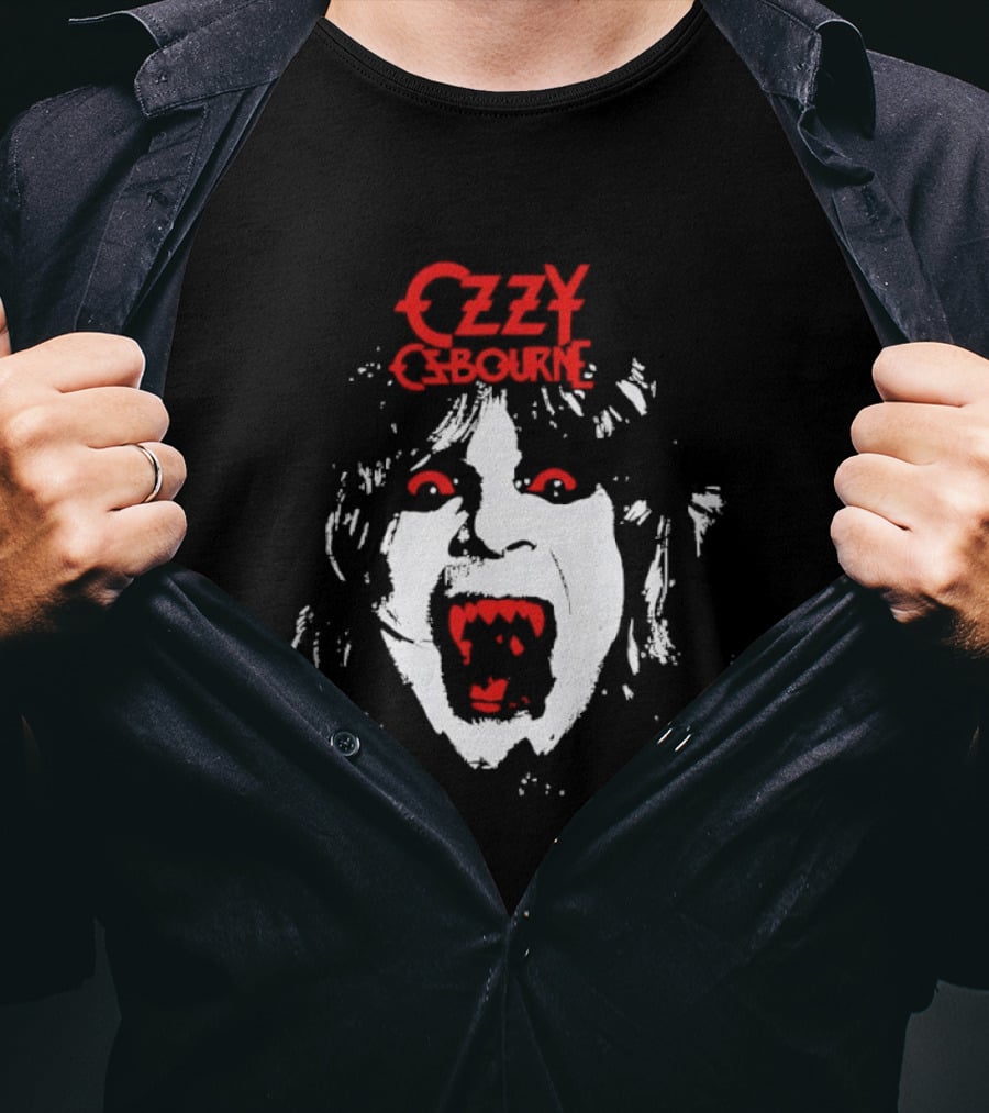 Ozzy Osbourne Vampire Horror Face T-Shirt