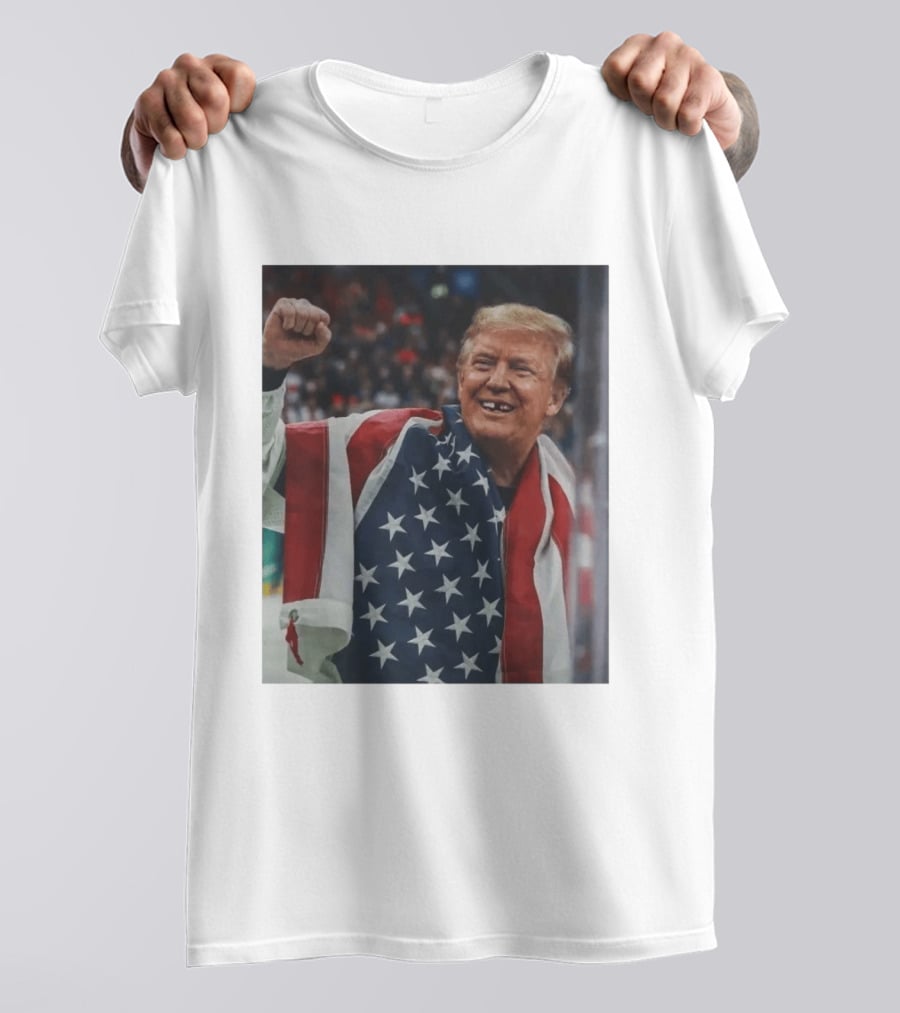 Trump Loss Teeth Gold Medal USA Olympic 2026 Victory T-Shirt