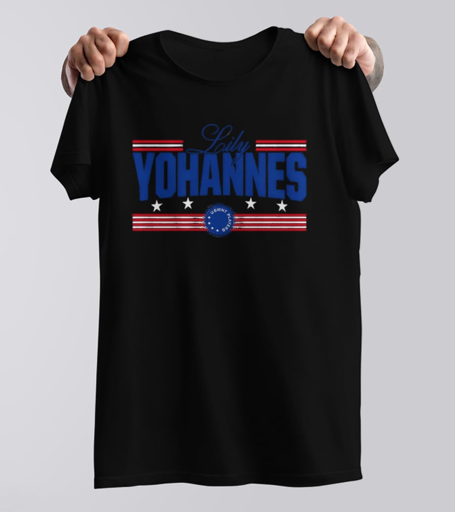 Lily Yohannes USWNT Player Stars And Stripes T-Shirt
