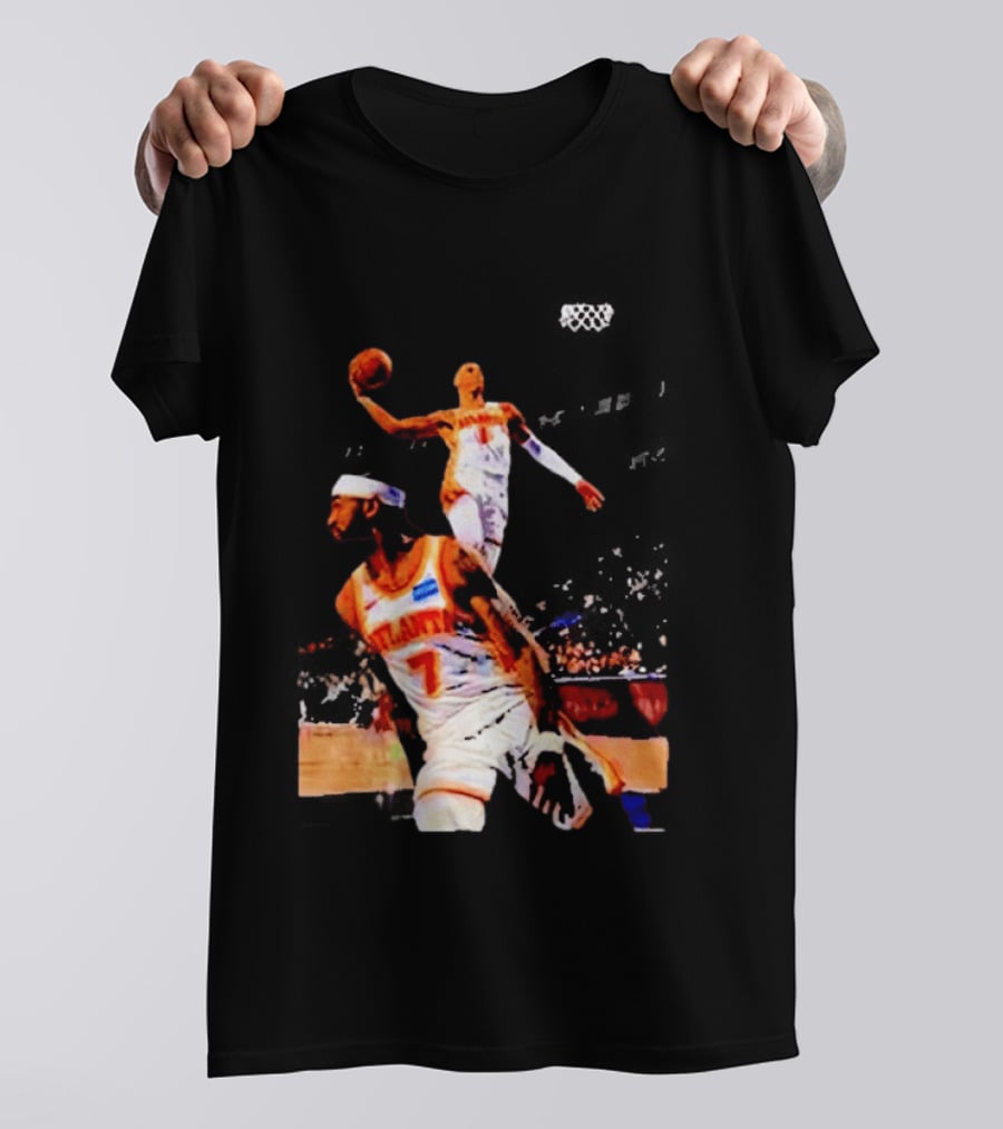 Nickeil Alexander Walker Jalen Johnson Slam Dunk Atlanta Hawks Basketball T-Shirt