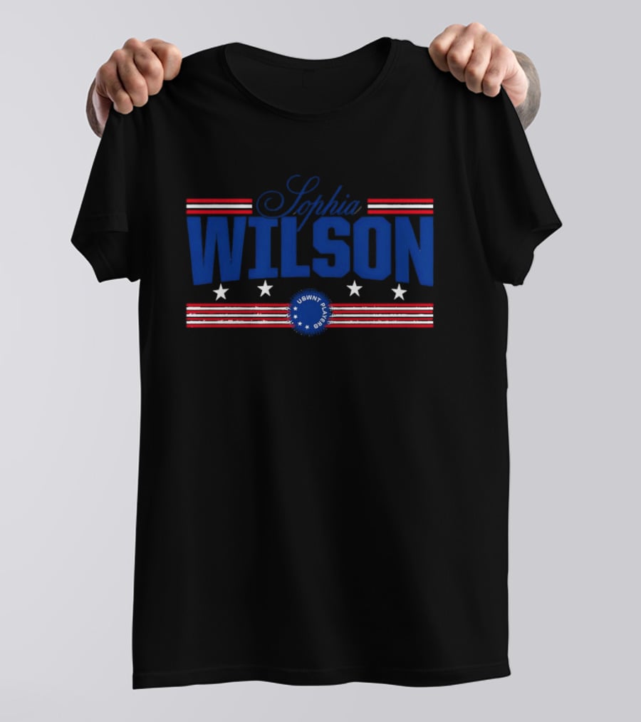 Sophia Wilson USWNT Player Stars And Stripes T-Shirt