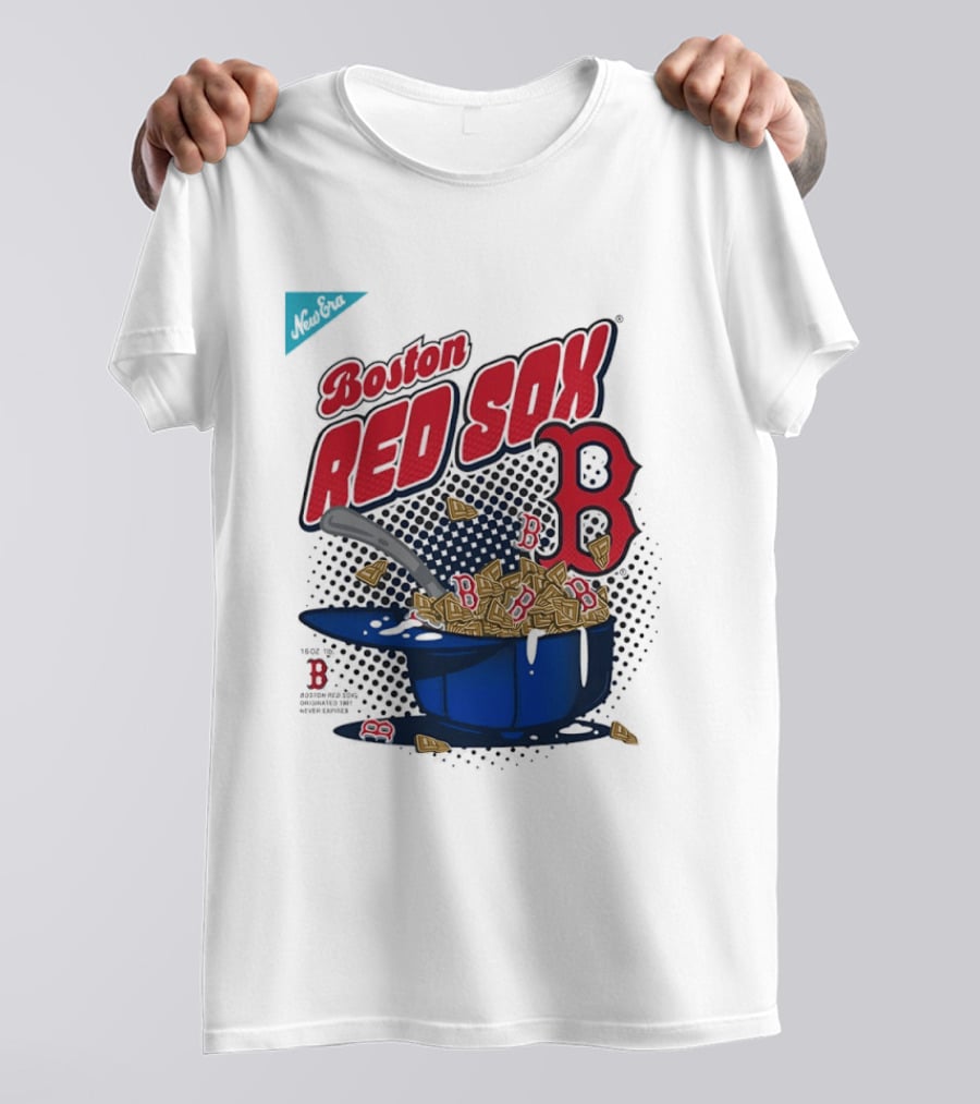 Boston Red Sox B Cap With Cereal Bowl T-Shirt