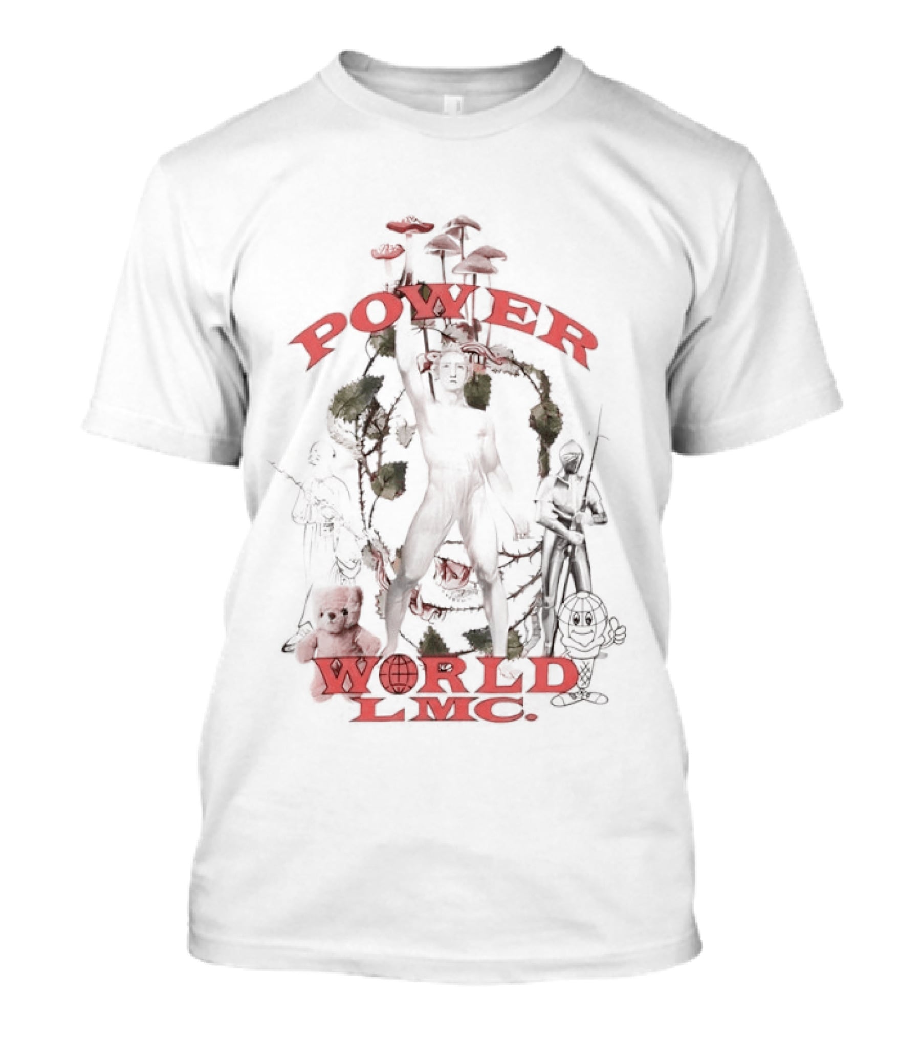 Power World LMC Silhouette With Nature And Teddy Bear T-Shirt