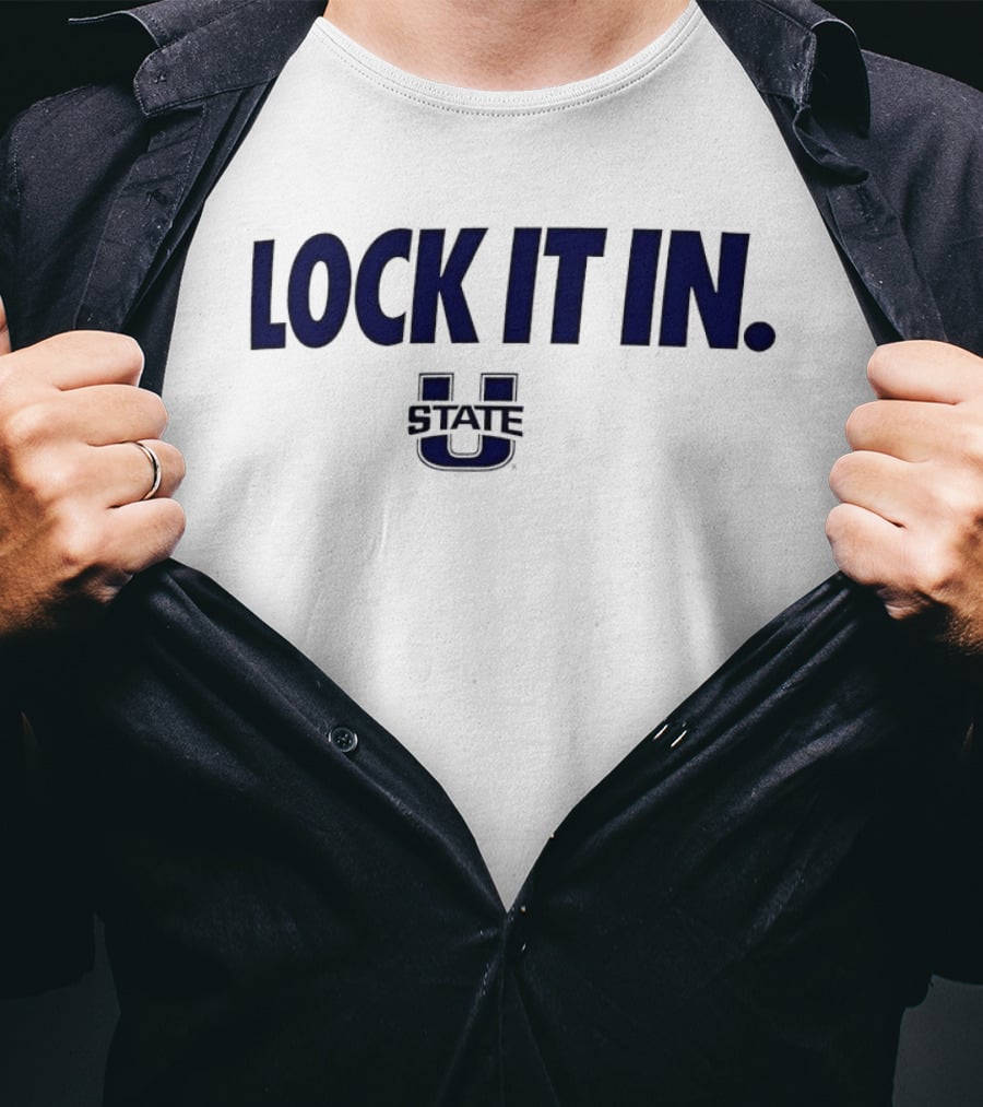 Utah State Aggies Lock It In 2026 U State U T-Shirt