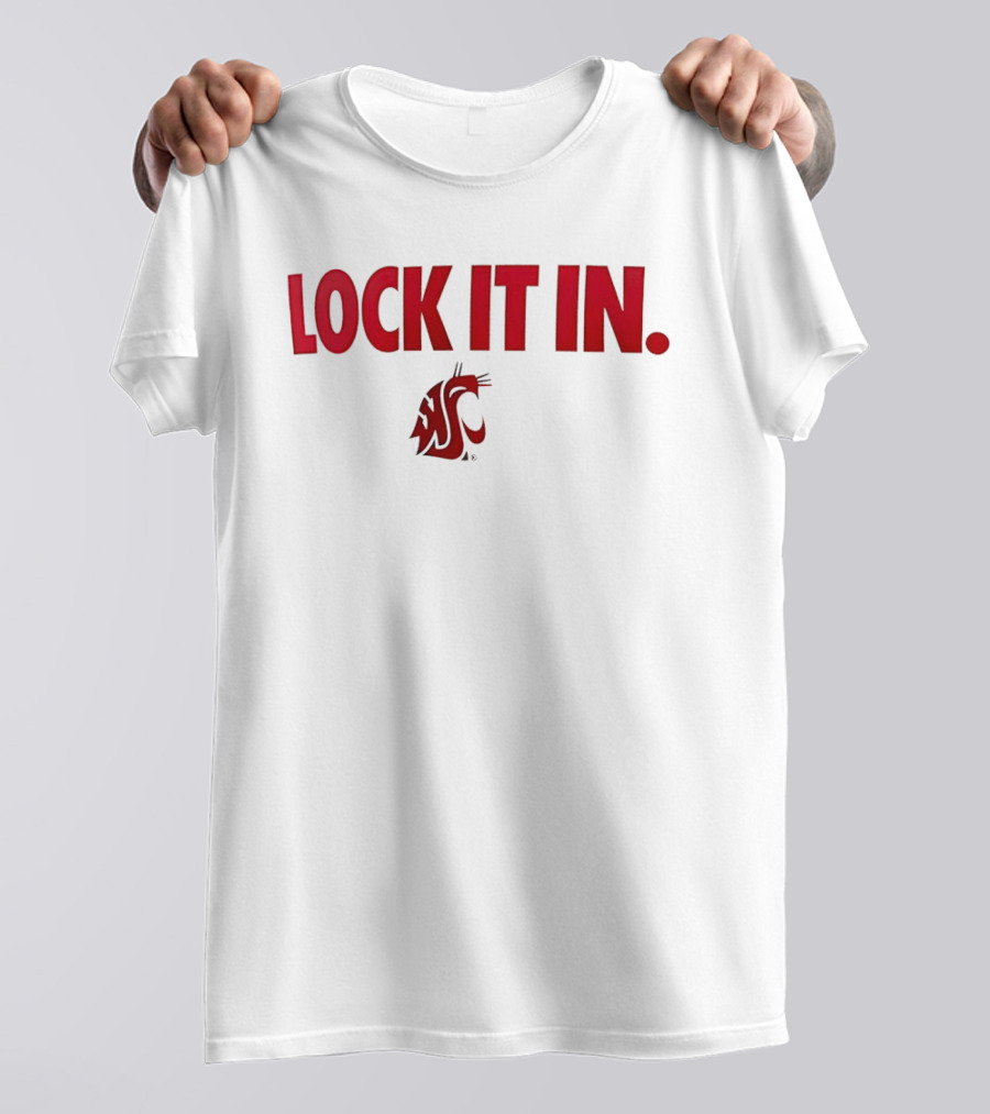 LOCK IT IN WSU Cougars 2026 T-Shirt