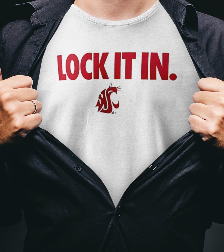 LOCK IT IN WSU Cougars 2026 T-Shirt