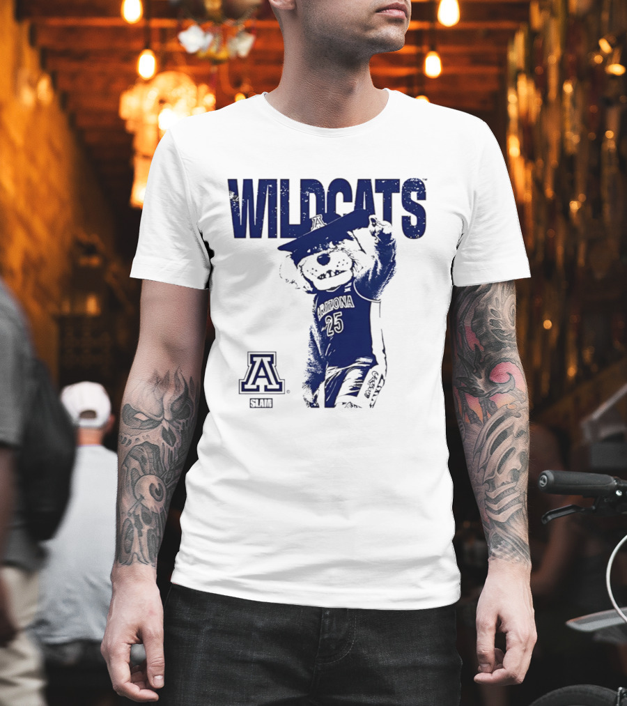 Arizona Wildcats Slam Mascot Spirit T-Shirt