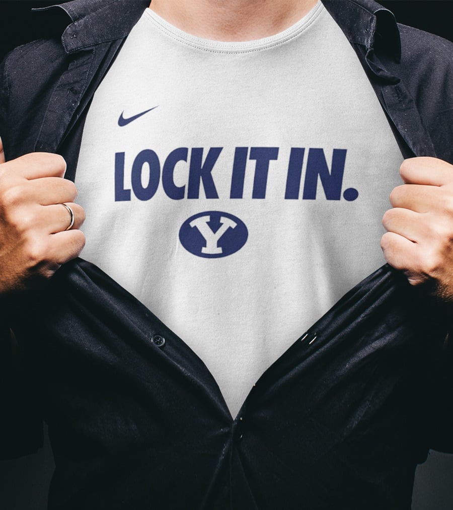 Nike BYU Cougars Lock It In Y T-Shirt
