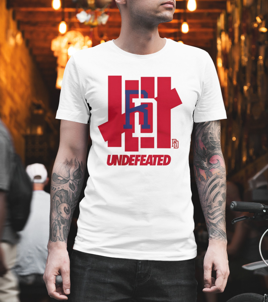 Dominican Republic Baseball RD Undefeated Red Blue T-Shirt
