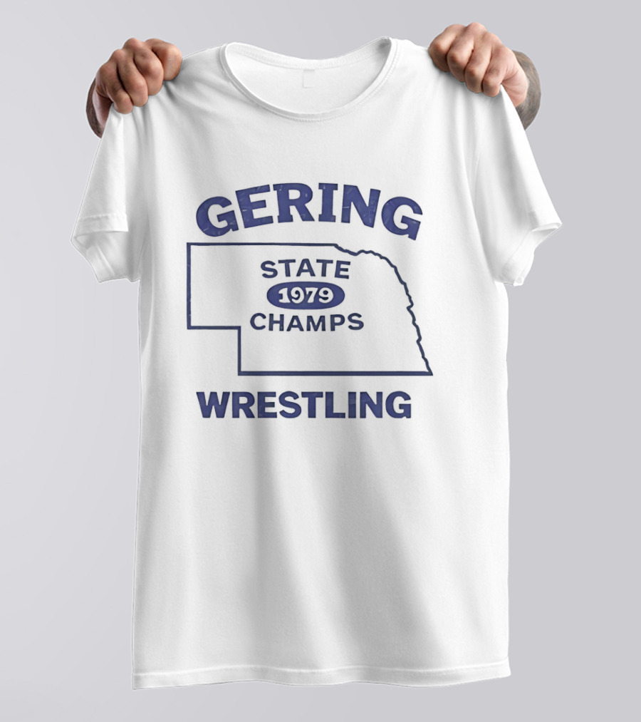 Gering Wrestling State Champs 1979 Nebraska T-Shirt