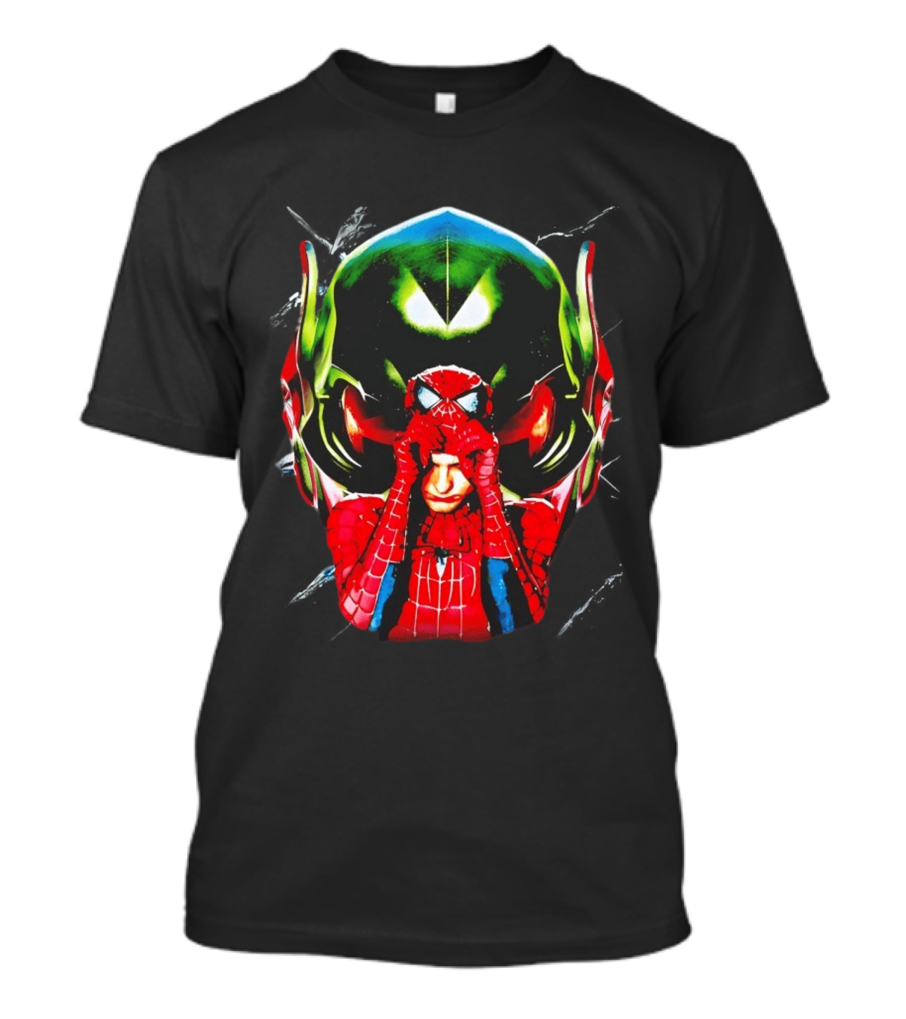 Spiderman Green Goblin Mask T-Shirt