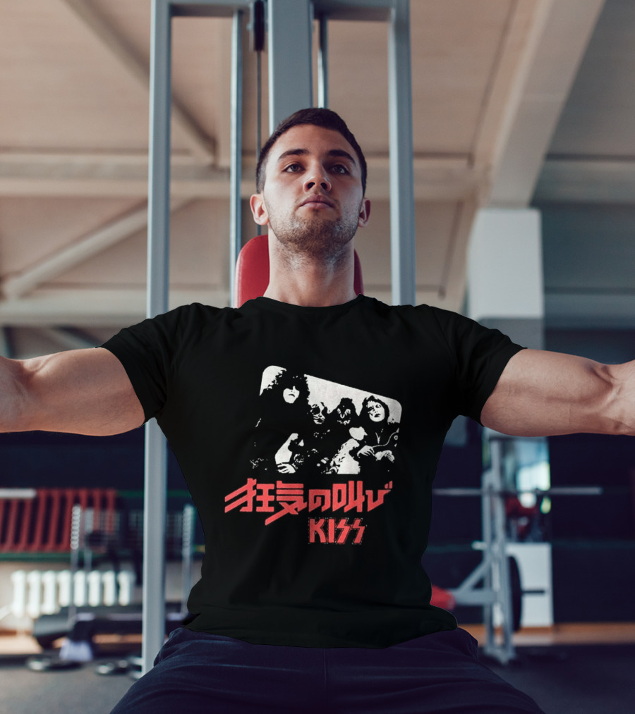 Kiss Shout It Out Loud Japan Cover Band Members T-Shirt