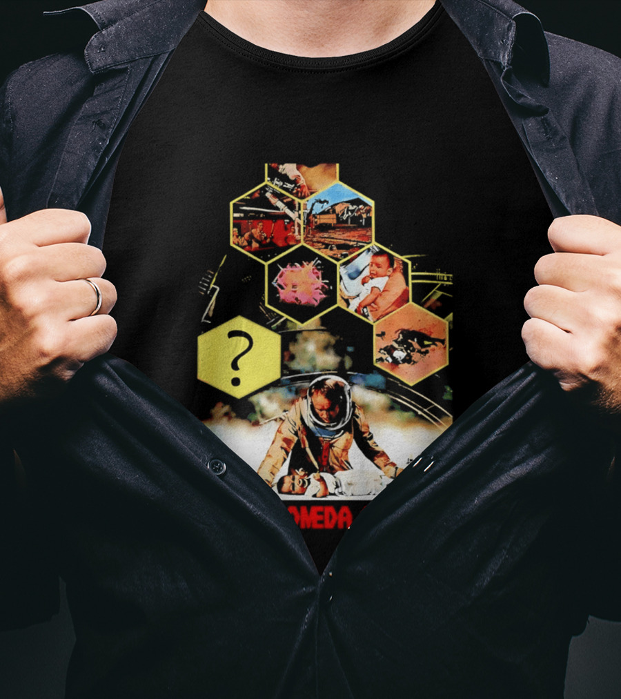 The Andromeda Strain Hexagonal Imagery And Mystery T-Shirt