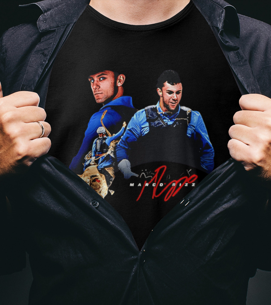 Marco Rizzo Bull Rider Champion Moment T-Shirt