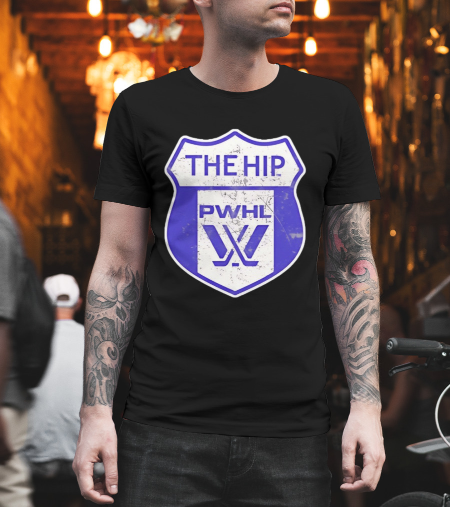 The Hip PWHL Hockey Badge Crest T-Shirt