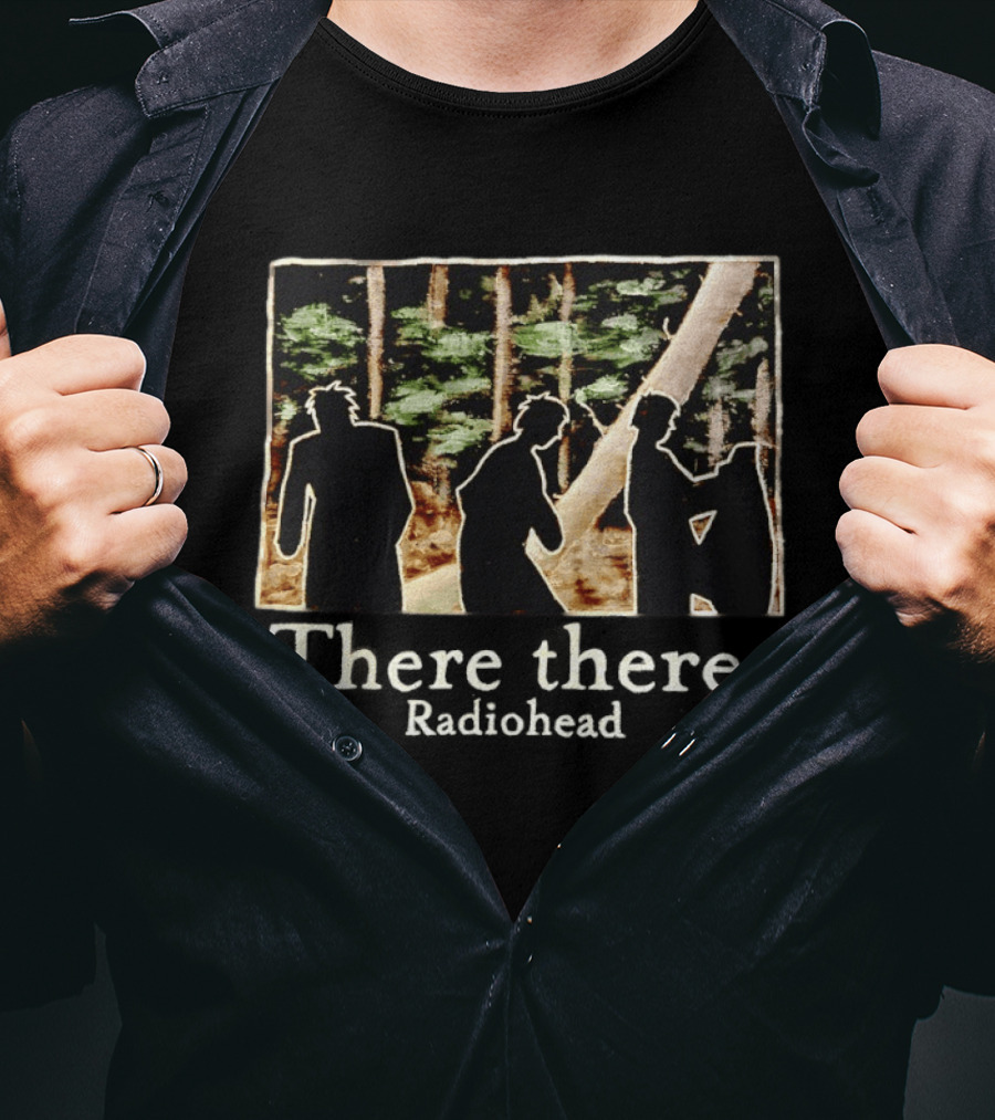 There There Radiohead Silhouettes Forest T-Shirt