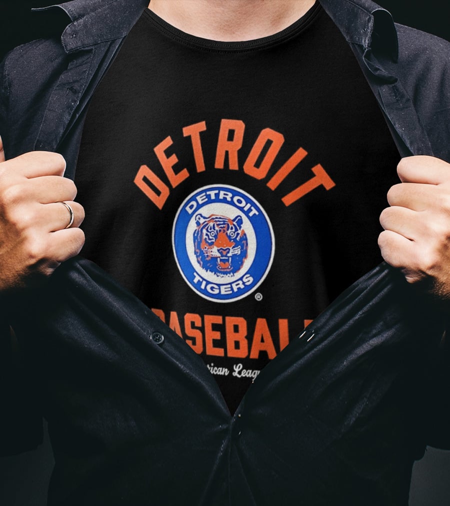 Detroit Tigers Baseball American League T-Shirt