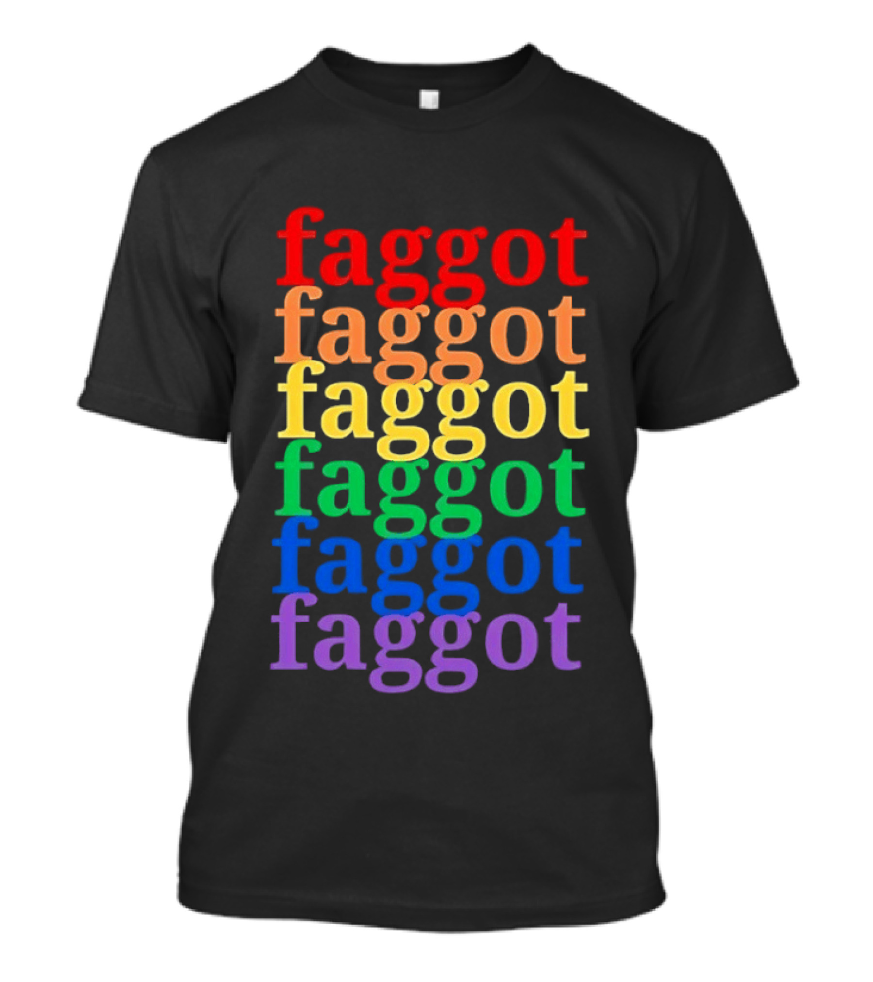 Faggot LGBT Flag T-Shirt