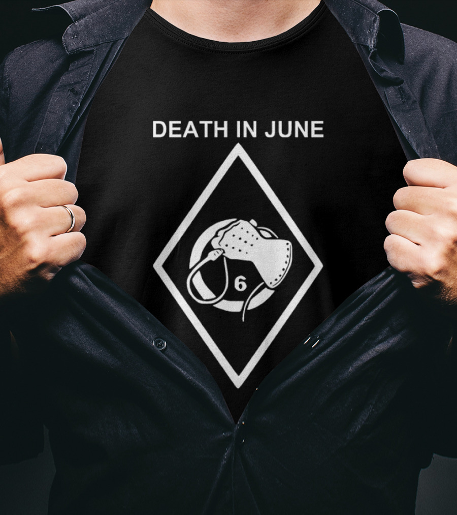 Death In June Mask Icon White T-Shirt