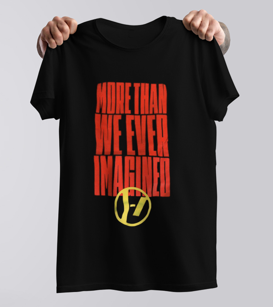 More Than We Ever Imagined Twenty One Pilots Yellow Circle T-Shirt