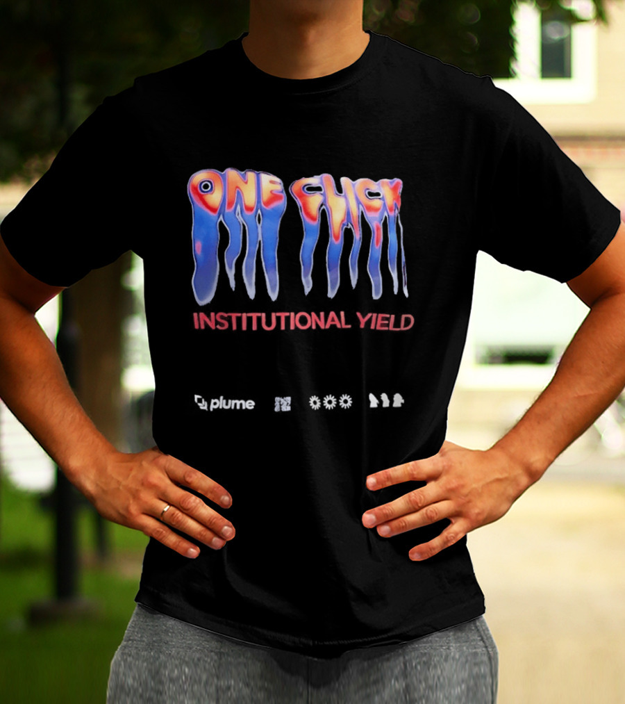 One Click Institutional Yield Plume Melting Graffiti 630 914 T-Shirt