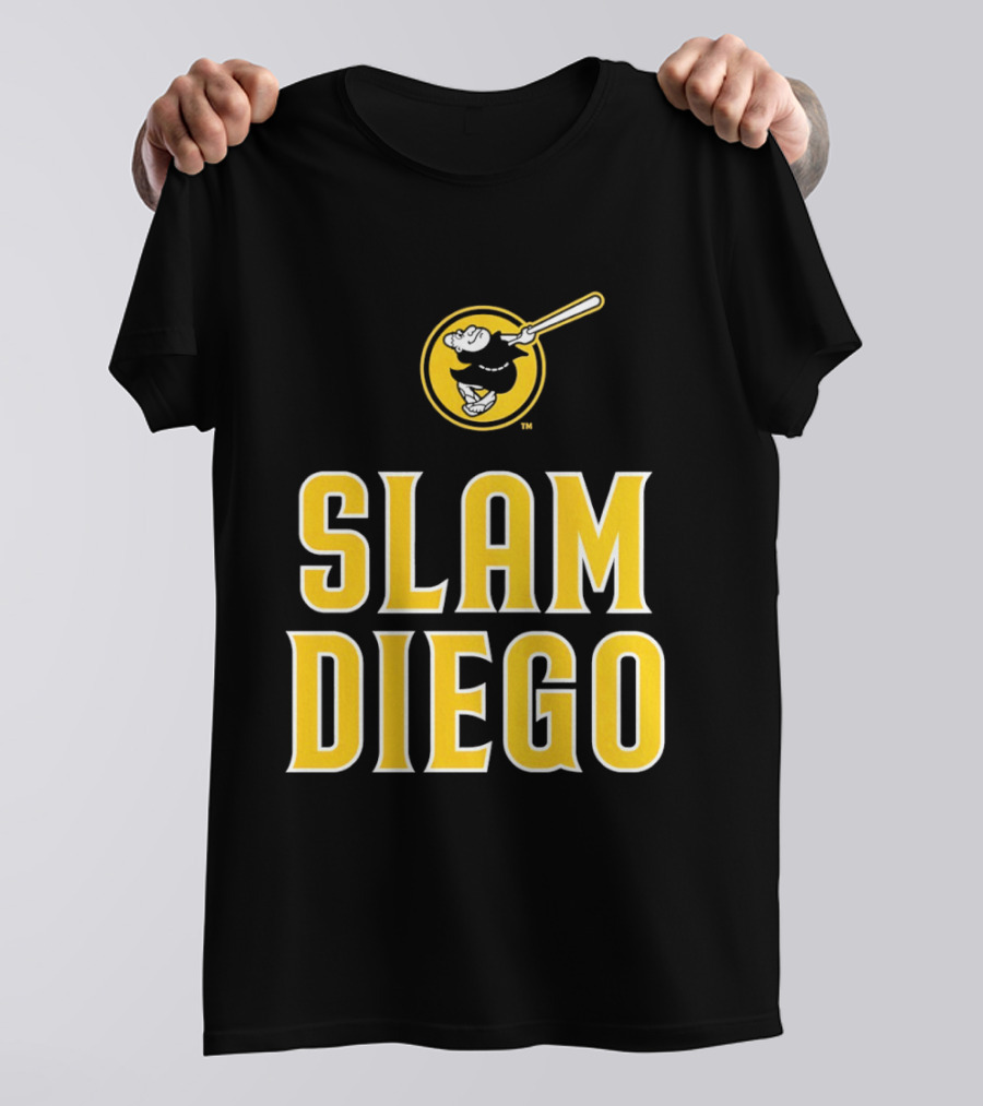 San Diego Padres Slam Diego Baseball Bat T-Shirt
