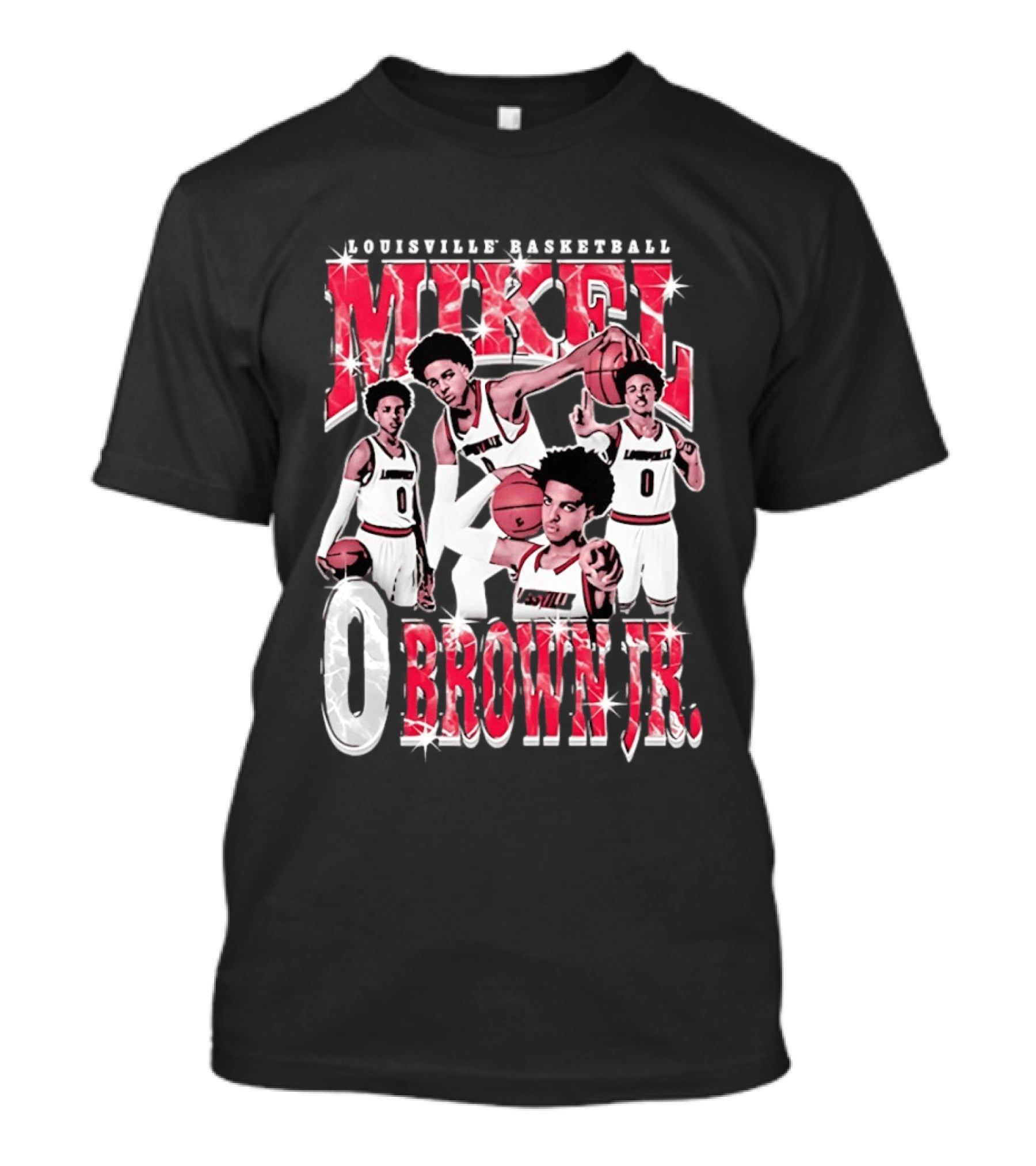 Mikel Brown Jr Louisville Cardinals Basketball Star Player 0 T-Shirt