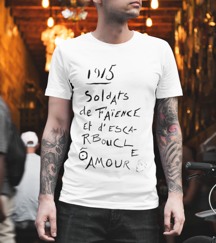 1915 Soldats De Faience Et D'Escarboucle D'Amour T-Shirt