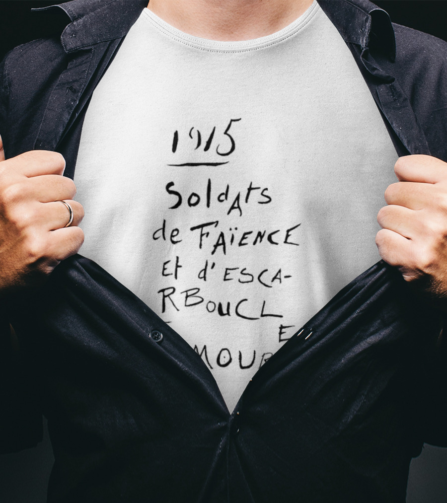 1915 Soldats De Faience Et D'Escarboucle D'Amour T-Shirt