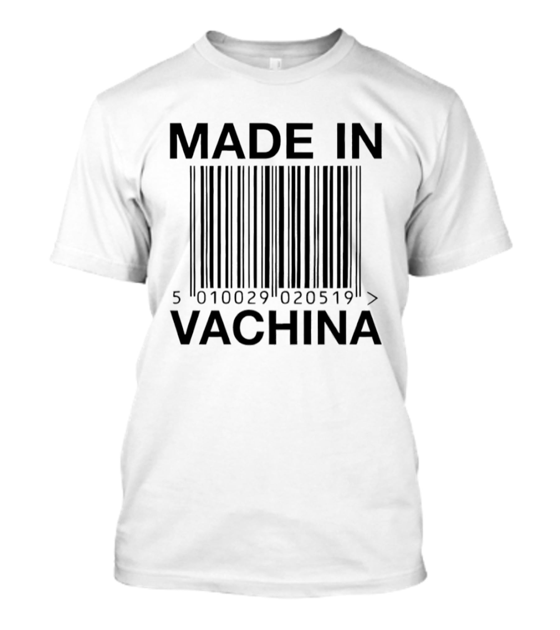 Made In Vachina Barcode 5010029 020519 T-Shirt