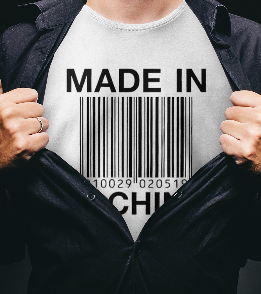 Made In Vachina Barcode 5010029 020519 T-Shirt