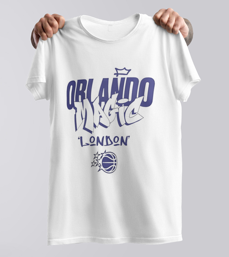 Orlando Magic London Basketball Team Branding T-Shirt