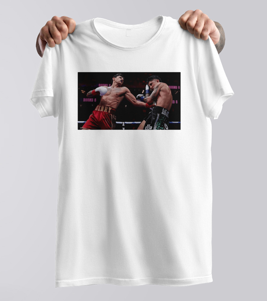 Ryan Garcia Vs Mario Barrios Boxing Match Action Round 6 T-Shirt