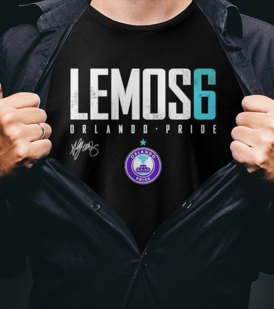 Lemos 6 Orlando Pride NWSL Elite T-Shirt