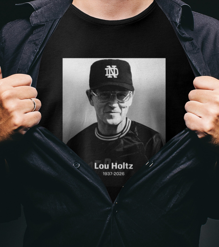 Lou Holtz Notre Dame 1937 2026 T-Shirt