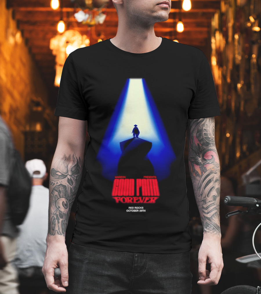 Good Faith Forever Madeon Presents Red Rocks October 29th T-Shirt