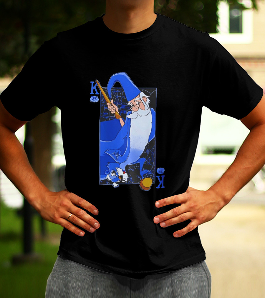 Merlin The Sword In The Stone Higitus Figitus King Card T-Shirt