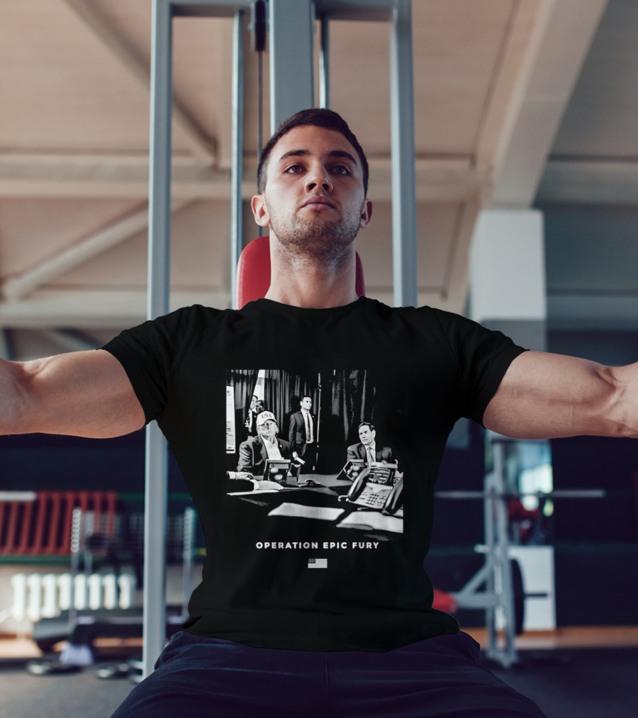 Operation Epic Fury MaraLago Florida War Room Strategy Session T-Shirt